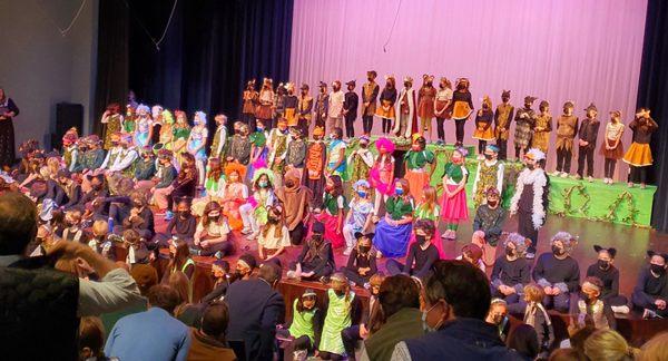 4th grade Jungle Book production, Dec 2021