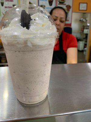 Oreo smoothie!