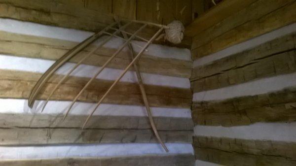 harvesting tool inside the Gnaw Bone Cabin