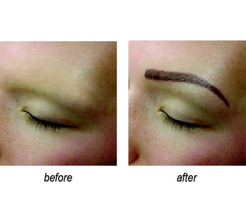 Hair loss clients, including those with alopecia, trichotilomania, cancer, and traumatic loss, can still have natural, hairlike brows.