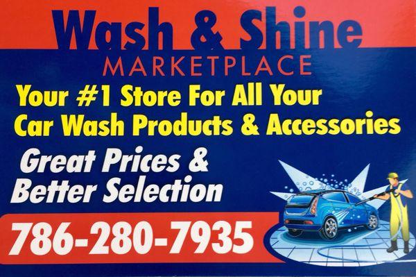 Wash & Shine Marketplace Your #1 store for all your car wash products & accessories