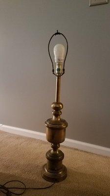 One of my two Stiffel table lamps