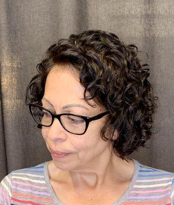 Short Deva Cut for fine hair. Creates density and adds  volume