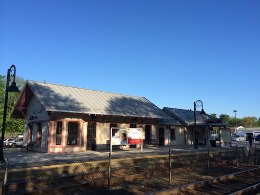 The main station building.