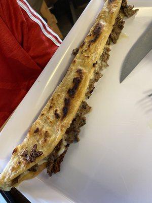 12-14" steak Quesadilla