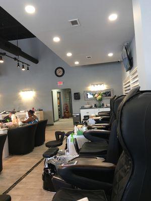 Pedicure area