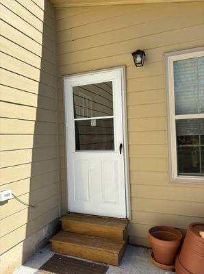 New Storm Door Installation!