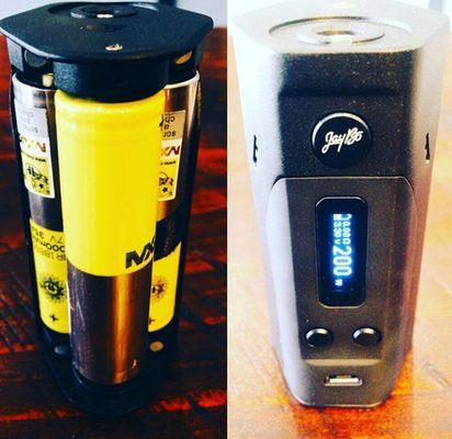 Wismec rx200 
200w mod holds 3 batteries