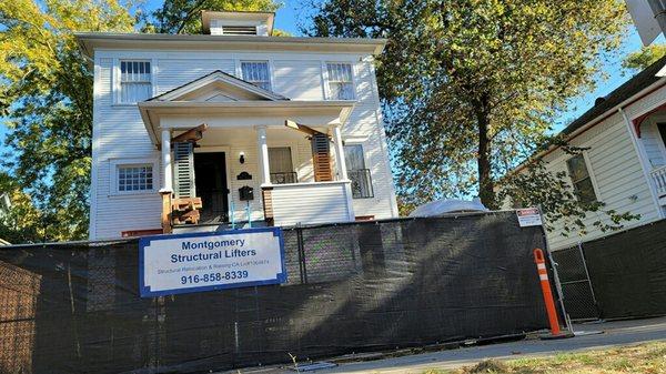 Sacramento House Raise ADU Restoration