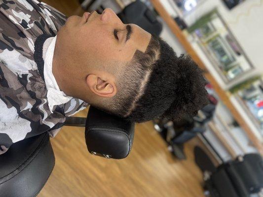 Mid Bald Fade