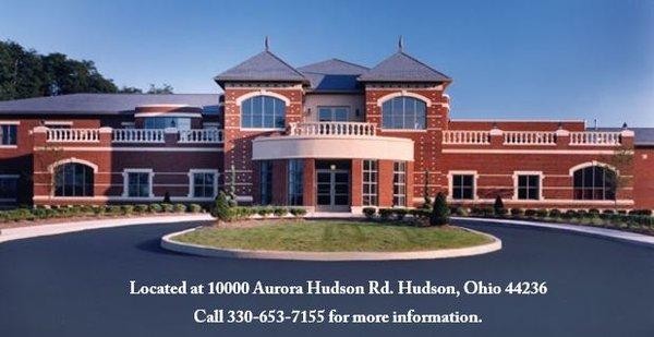 We are located at 10000 Aurora Hudson Rd.