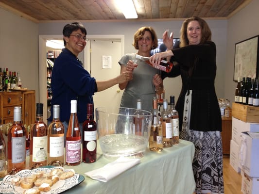 Rosé tasting, Part 2.  June 6.  Part 3 is June 13.