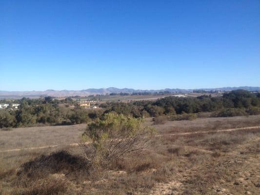 Hills south of Orcutt, looking to 101