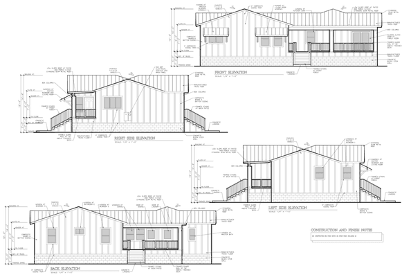 Cabin Elevations