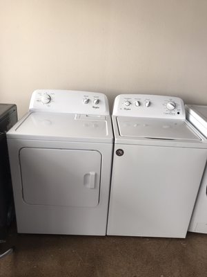 Washer and dryer set. 2019 model