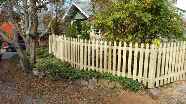 4ft Gothic Picket fence