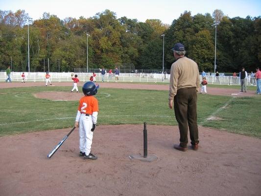 Fall T-ball for the beginners