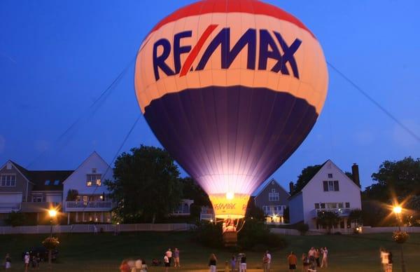 Balloon launch in Yorktown