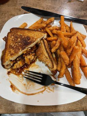 BBQ Chicken Grill Cheese