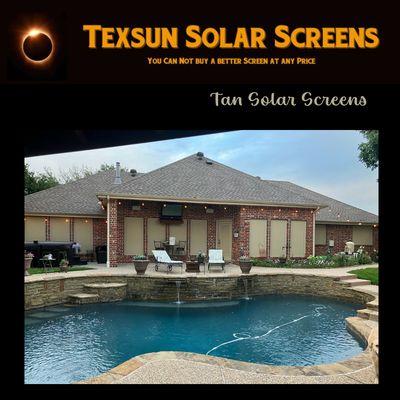 Texsun Solar Screens - Tan Screens