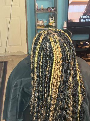 Bohemian braids on locs