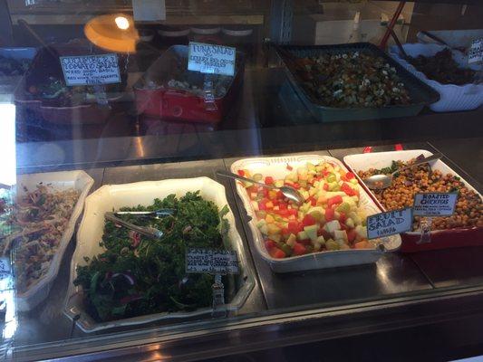 Salads. Wish I tried some when I was there...