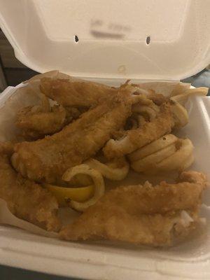 Be careful ordering delivery the internal temperature of our fish is 57 degrees and the fries are 46 degrees. Not safe to eat. Waisted $48