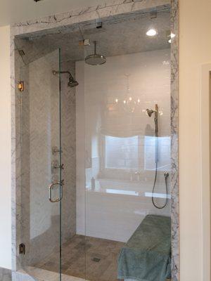 Steam shower enclosure