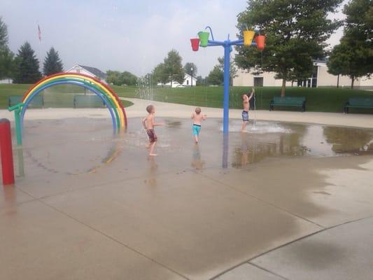 Kids love the splash pad!