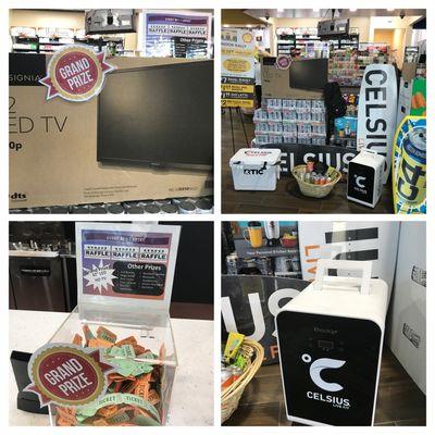 #Raffle Grand Prize 32" TV, Other prizes include Mini refrigerator, Surf boards, Boogie board, cooler, $25 gift certificates, car wash!!