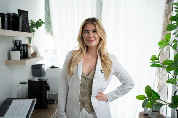 Owner & Founder of Blonde Girl Aesthetics - Dr. Alex, DNP