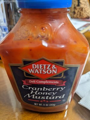 Dietz & Watson "Cranberry Honey Mustard"