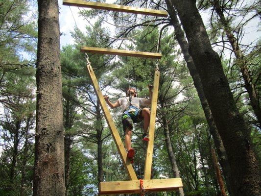 One of our many high ropes course elements