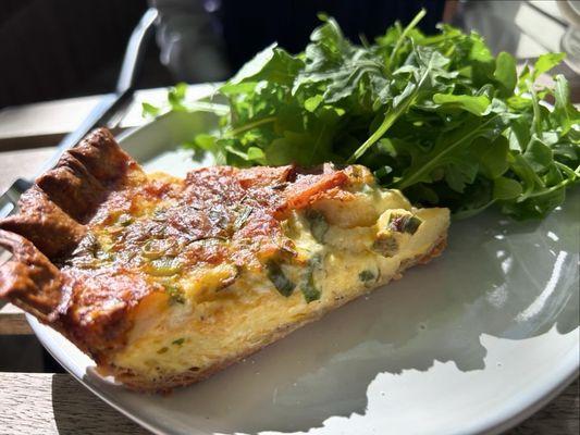 Potato quiche