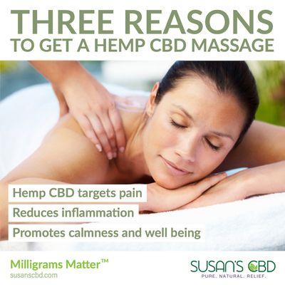 Choose a Hemp CBD add-on to your massage therapy treatment at Skin to Soul Holistic Massage and Wellness