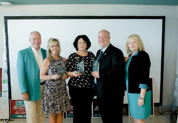 Tom Stanton, Broker/Owner for EXIT Realty Gulf Shores recognized for excellence in the State of Alabama