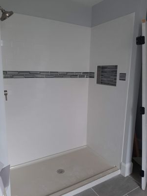 Shower tile