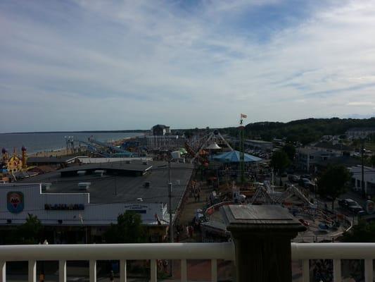 View from our balcony of the  Amusement park