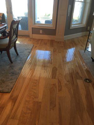 Another polished floor and a happy customer!