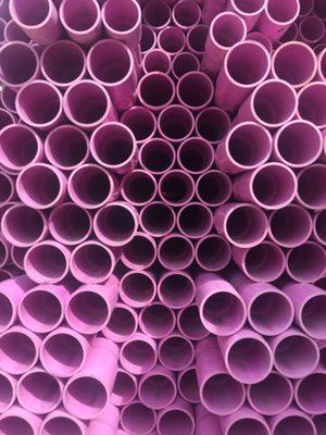 Purple pipe! Favorite professional toys for GREEN POWER 4 TEXAS rainwater catchment pros.