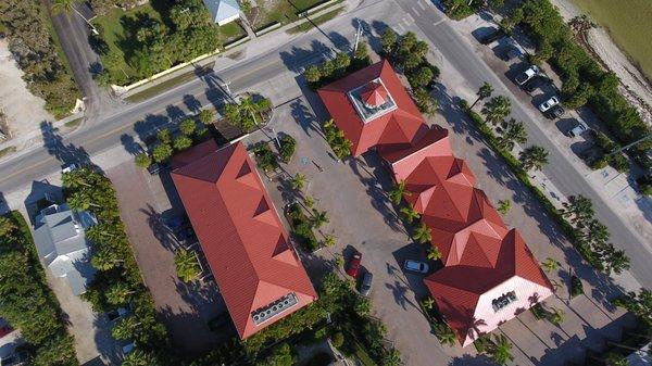 Completed shot of both buildings of Bayview Plaza on Anna Maria Island