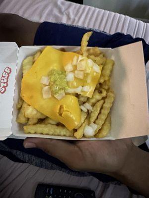 It was supposed to be beast style fries.