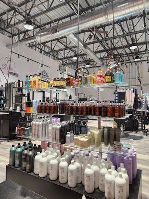 Great hair product displays: Nautique