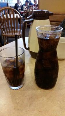 Any place that brings a carafe of Diet Coke is tops in my book.