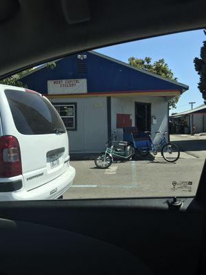 Front entrance of the shop