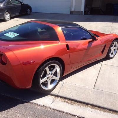 2005 C6 Z51 Corvette tinted at Dave's Glass and Tint. Sweet!!