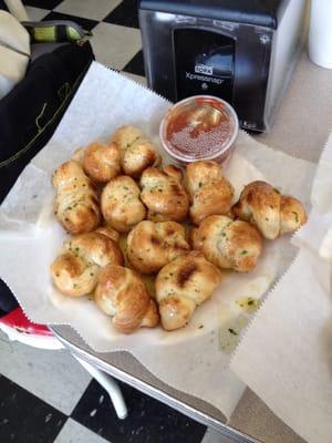 Garlic knots! Delicious!