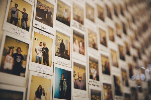 Polaroid wall