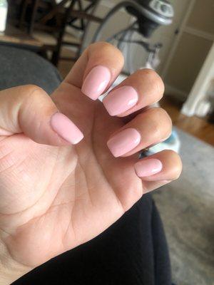 Dip powder manicure