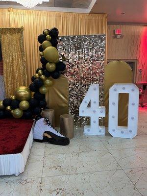 40th Marquee Numbers